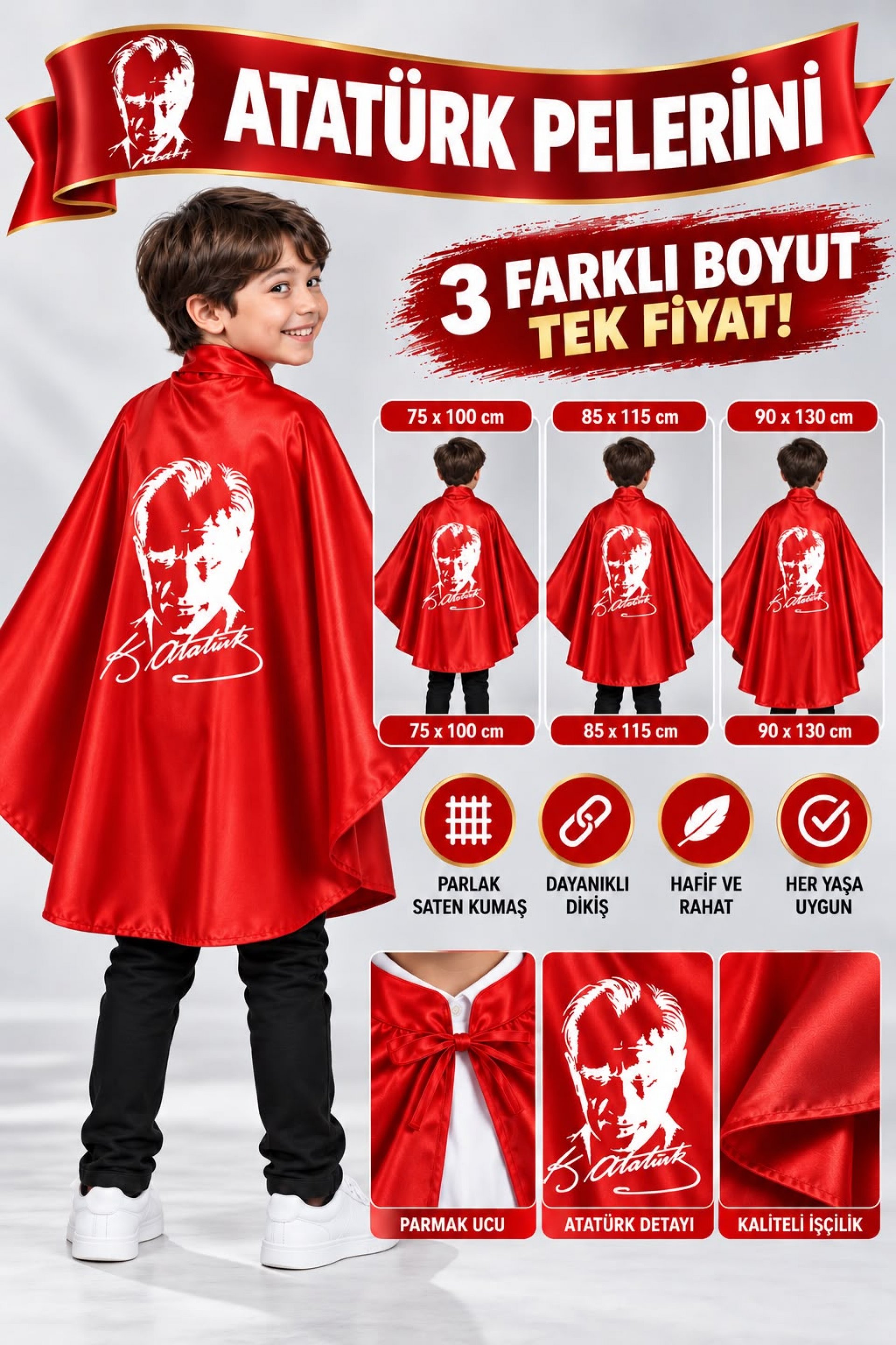 Pelerin Kırmızı