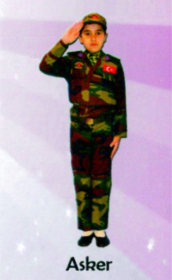 Asker-Çanakkale Askeri -Polis Kostumu